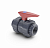 Кран шаровой ПВХ     1/2" с внутр.резьбой, PE/EPDM, Hidroten, Испания 1011092